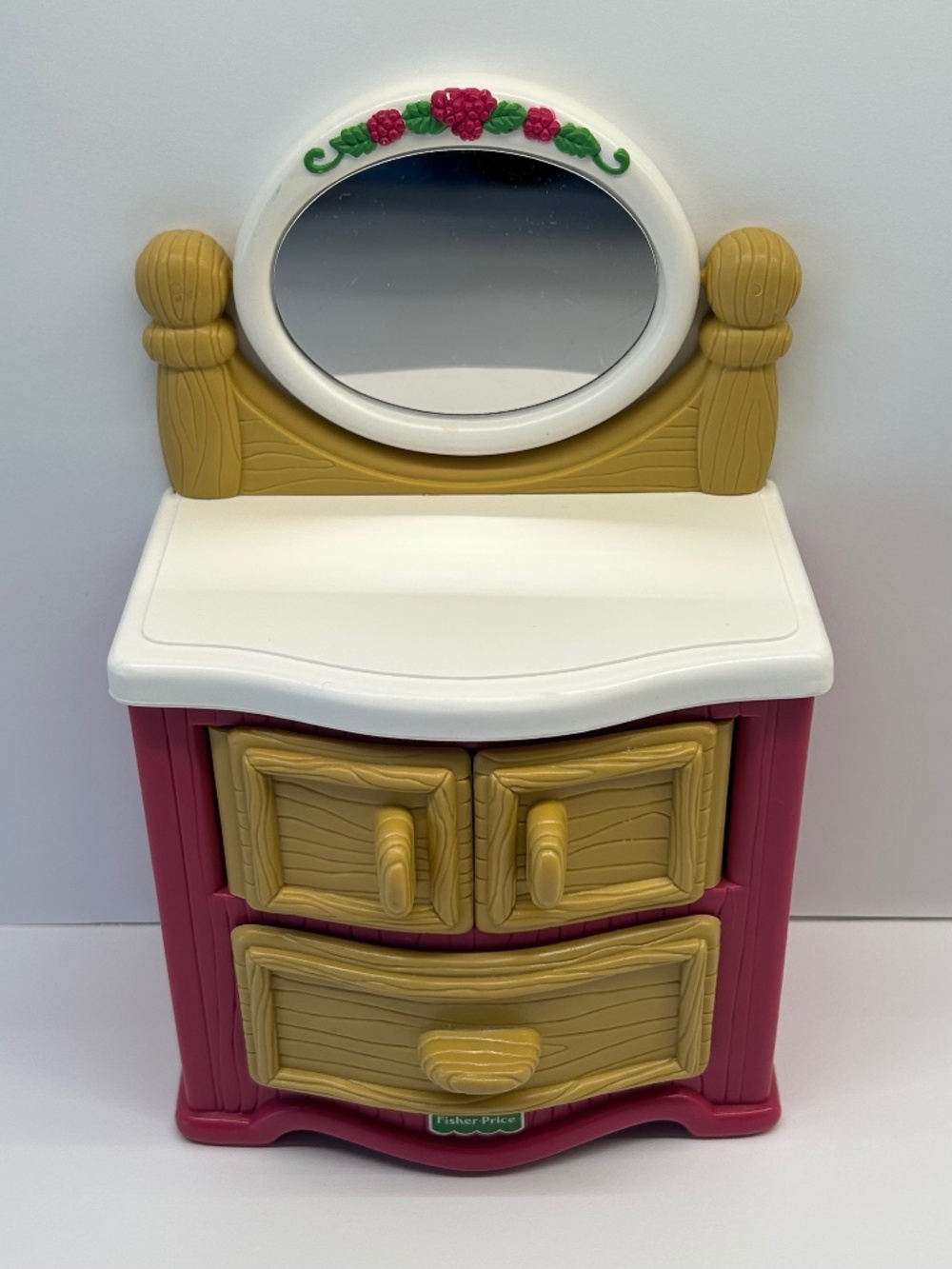 Vintage 90s Fisher Price Briarberry Bears Furniture Dresser (93F)